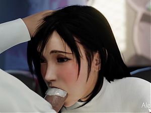 final fantasy Tifa (animation with sound) 3D Hentai Porn SFM Compilation Anal Cowgirl Doggy Orgasm Reverse Riding