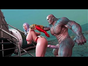3D Hentai - Thanos Has Horny Sex With The Captain
